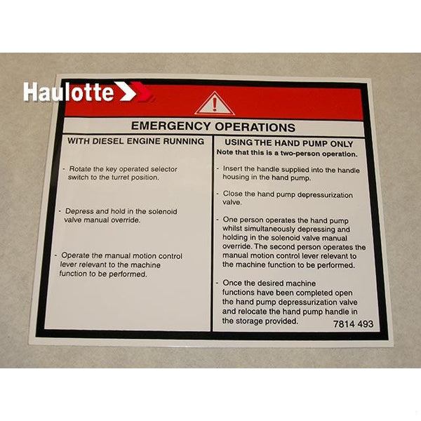 Haulotte Part 3078144930 Image 1