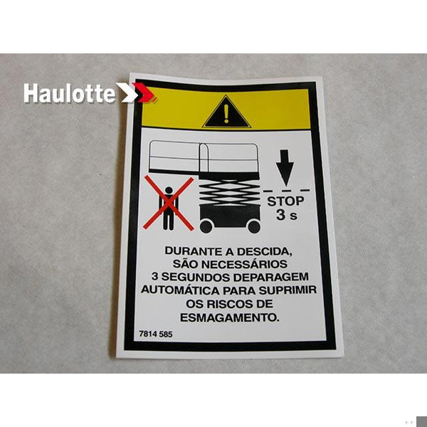 Haulotte Part 3078145850 Image 1