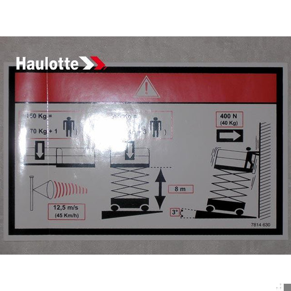 Haulotte Part 3078146300 Image 1