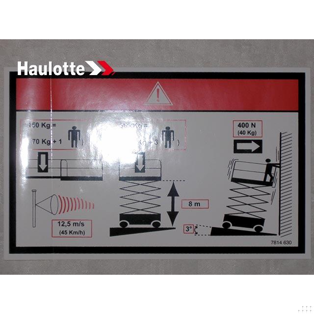 Haulotte Part 3078146300 Image 1