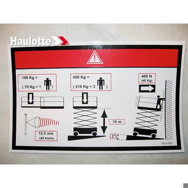 Haulotte Part 3078146310 Image 1