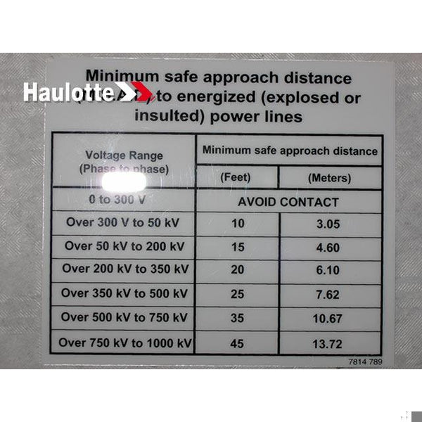 Haulotte Part 3078147890 Image 1