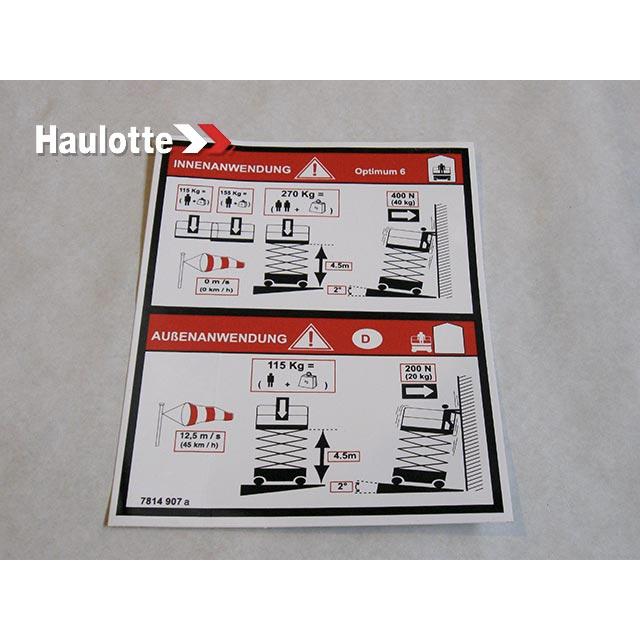 Haulotte Part 3078149070 Image 1