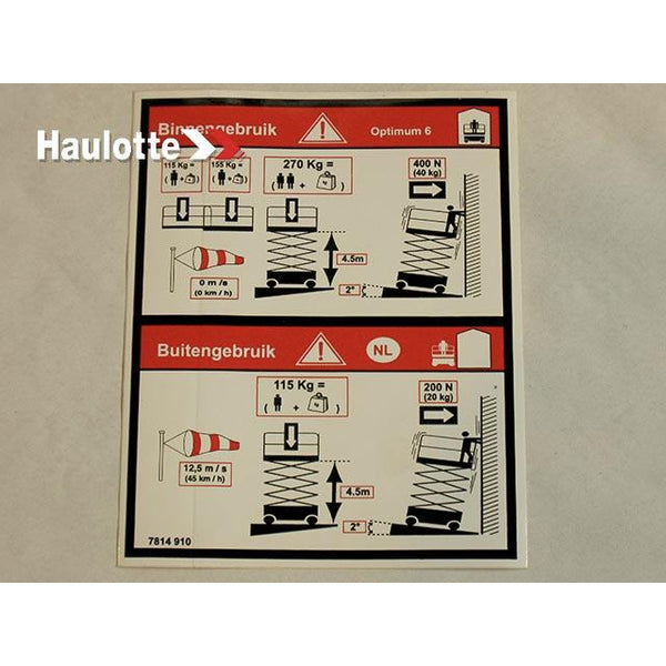 Haulotte Part 3078149100 Image 1
