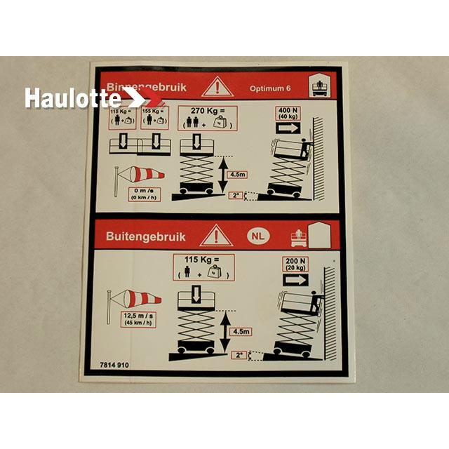 Haulotte Part 3078149100 Image 1