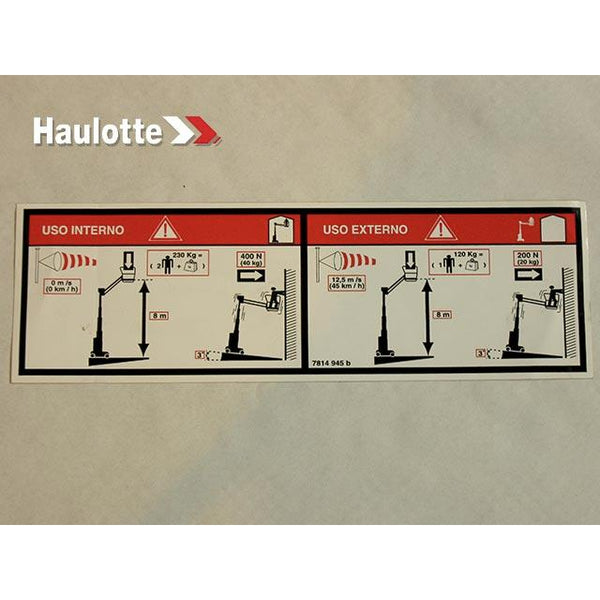 Haulotte Part 3078149450 Image 1
