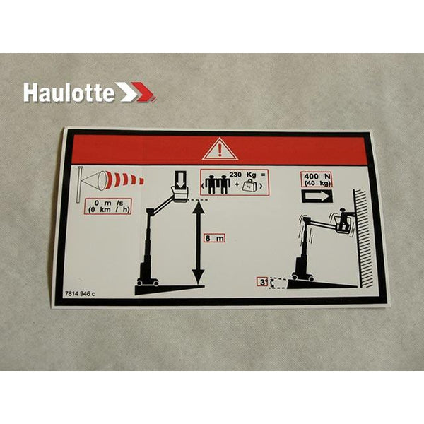 Haulotte Part 3078149460 Image 1