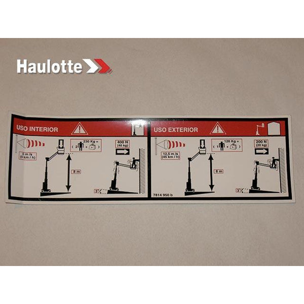 Haulotte Part 3078149500 Image 1
