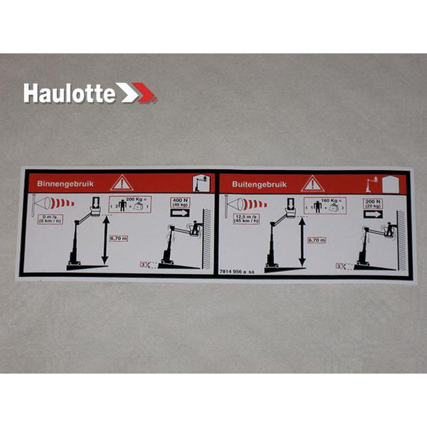 Haulotte Part 3078149560 Image 1