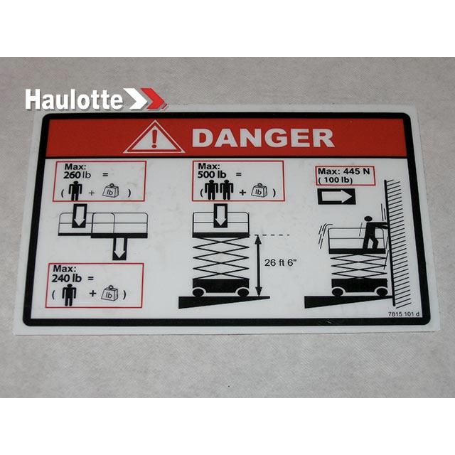 Haulotte Part 3078151010 Image 1