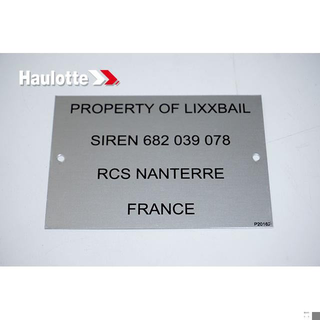 Haulotte Part 307P201620 Image 1