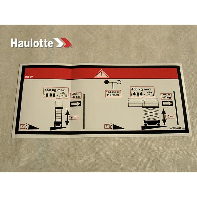 Haulotte Part 307P230100 Image 1
