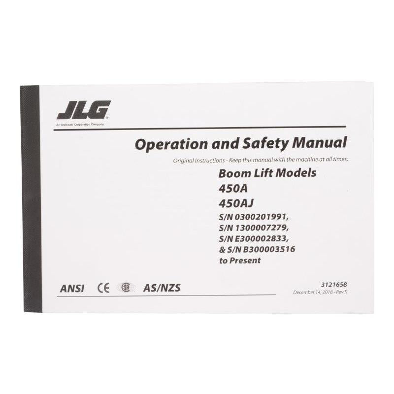 JLG Part 3121658 Image 1