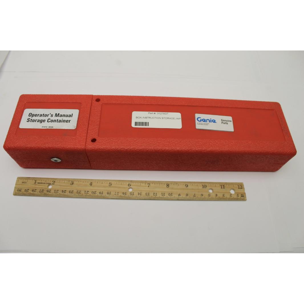 Genie Part # 31278, 31278GT - BOX, INSTRUCTION STORAGE, IWP