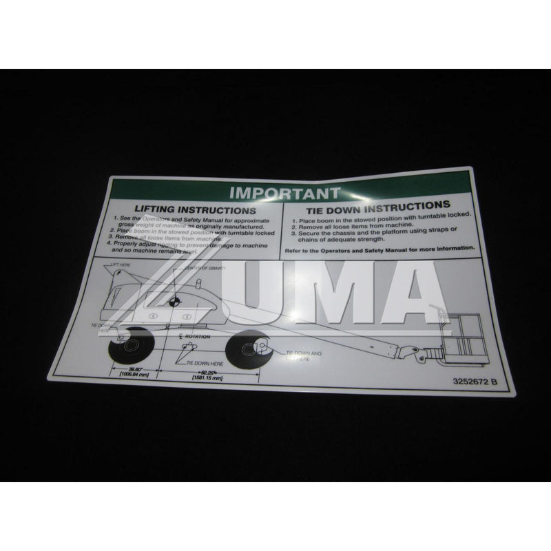 JLG Part 3252672 Image 2