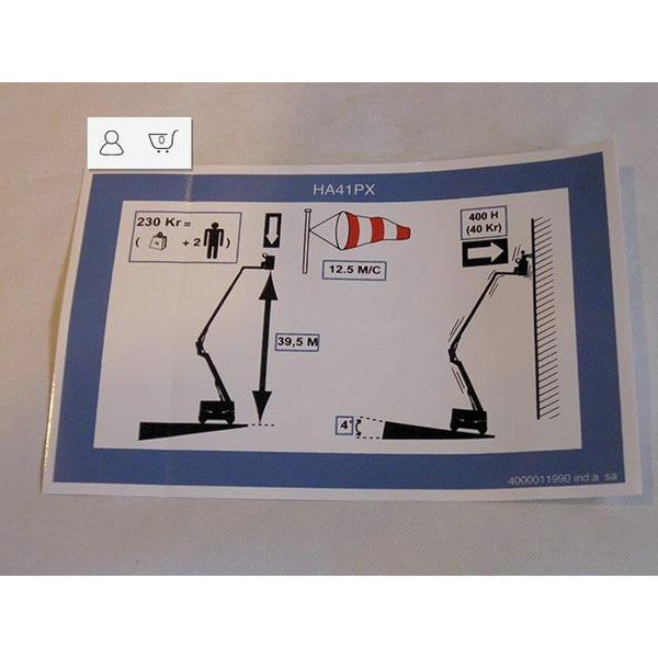 Haulotte Part 4000011990 Image 1