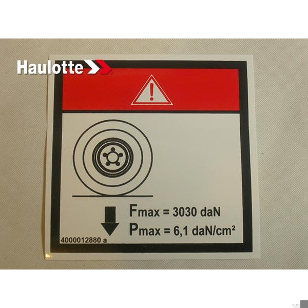 Haulotte Part 4000012880 Image 1