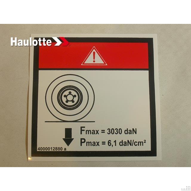 Haulotte Part 4000012880 Image 1