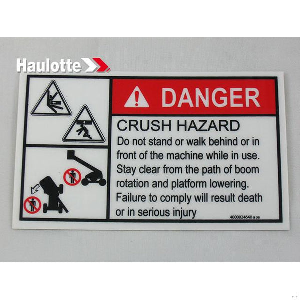 Haulotte Part 4000024640 Image 1
