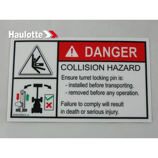 Haulotte Part 4000024830 Image 1
