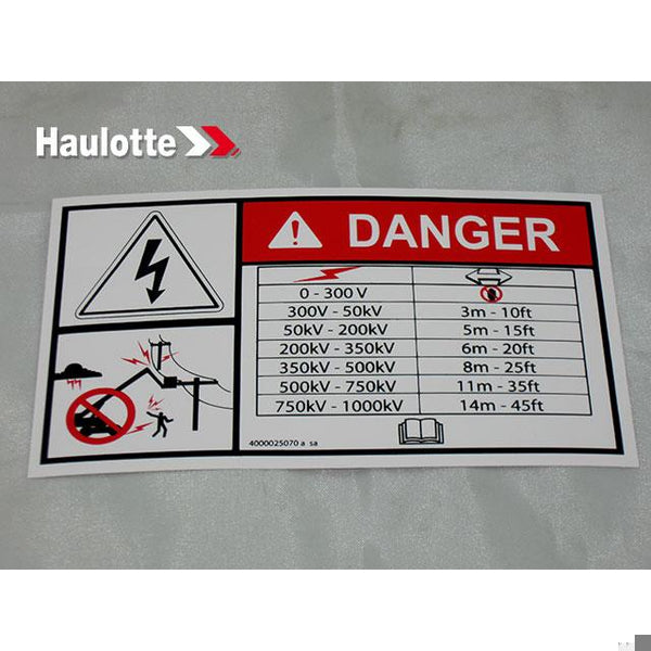 Haulotte Part 4000025070 Image 1