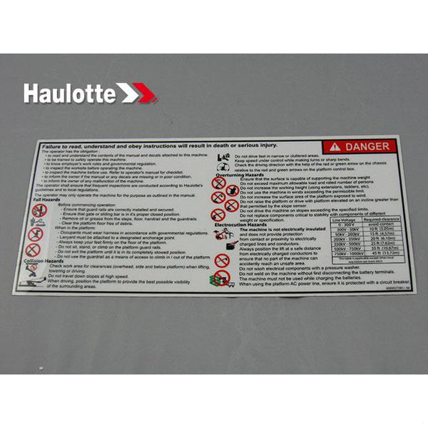 Haulotte Part 4000027580 Image 1