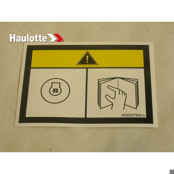 Haulotte Part 4000027920 Image 1