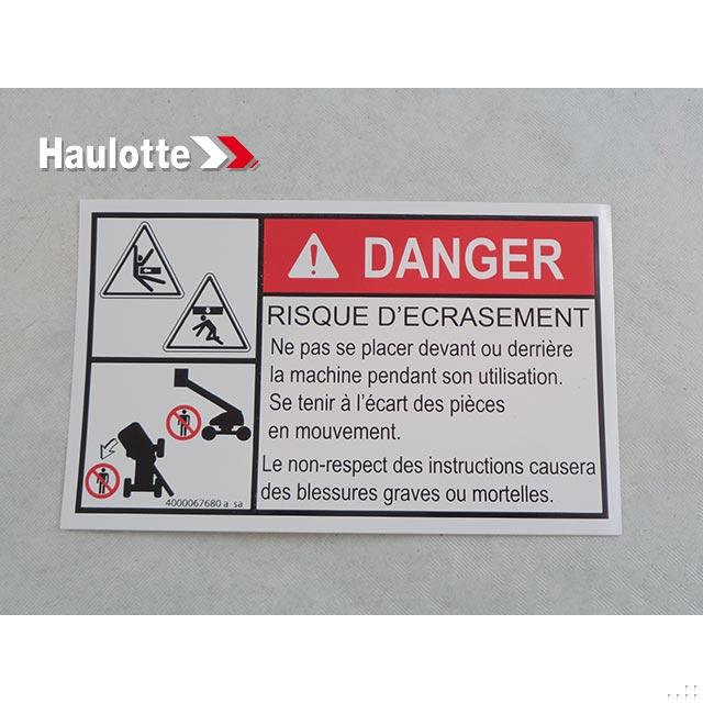Haulotte Part 4000067680 Image 1
