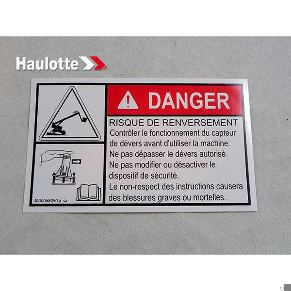 Haulotte Part 4000068090 Image 1