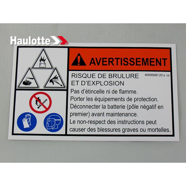 Haulotte Part 4000068120 Image 1