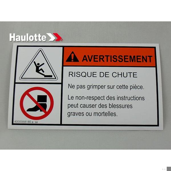 Haulotte Part 4000068180 Image 1