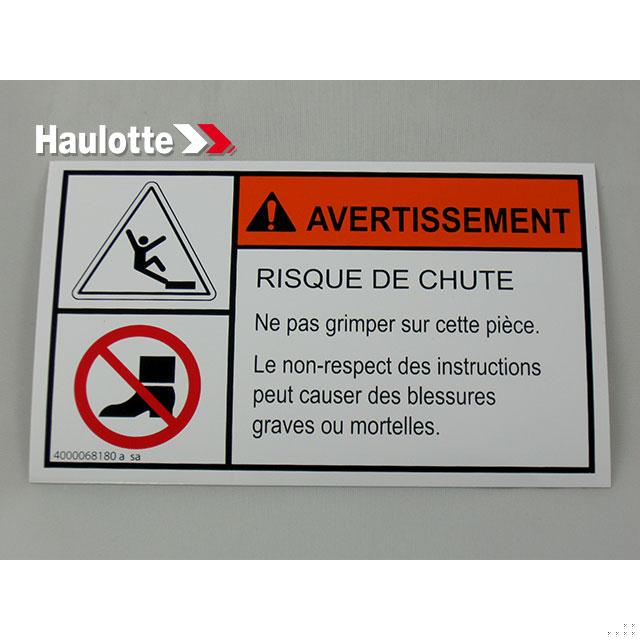 Haulotte Part 4000068180 Image 1
