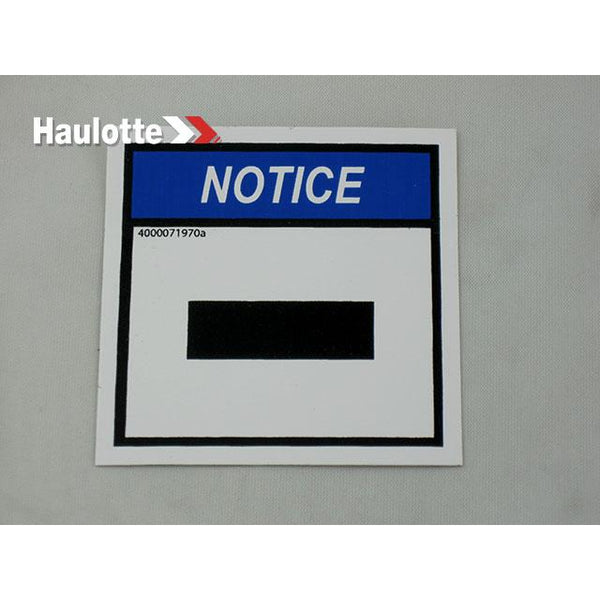 Haulotte Part 4000071970 Image 1