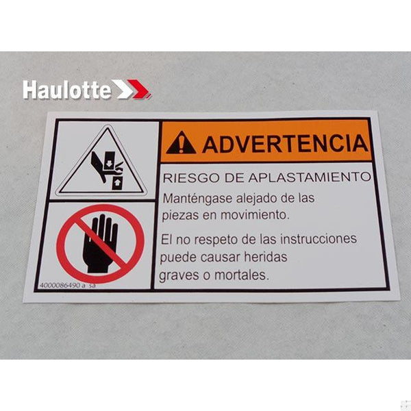 Haulotte Part 4000086490 Image 1