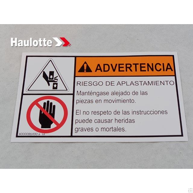 Haulotte Part 4000086490 Image 1