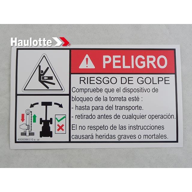 Haulotte Part 4000086510 Image 1