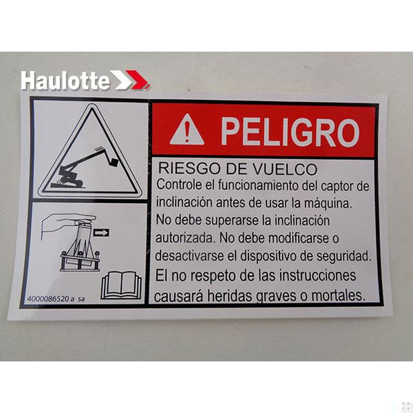 Haulotte Part 4000086520 Image 1