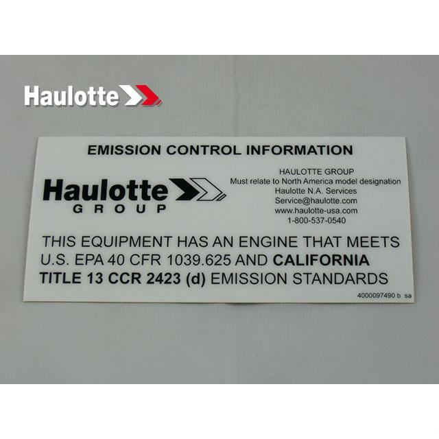 Haulotte Part 4000097490 Image 1
