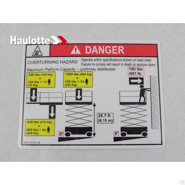 Haulotte Part 4000130130 Image 1