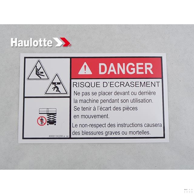Haulotte Part 4000130200 Image 1