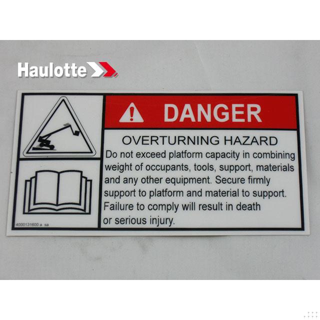 Haulotte Part 4000131600 Image 1