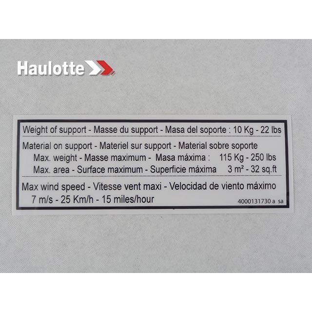 Haulotte Part 4000131730 Image 1