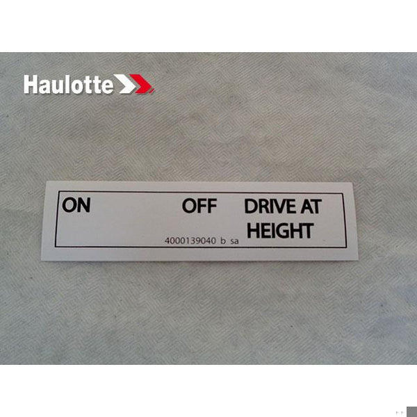 Haulotte Part 4000139040 Image 1