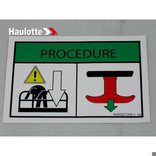 Haulotte Part 4000227200 Image 1