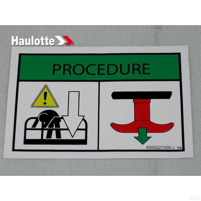 Haulotte Part 4000227200 Image 1
