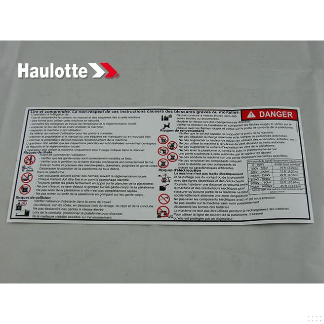 Haulotte Part 4000243680 Image 1