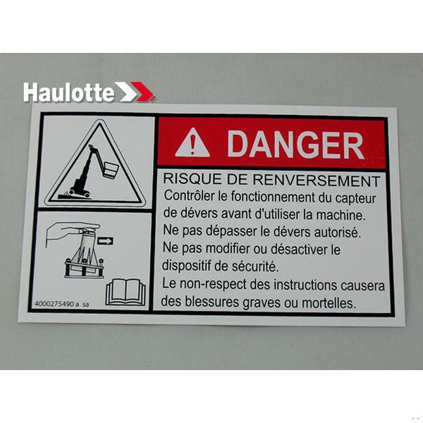 Haulotte Part 4000275490 Image 1