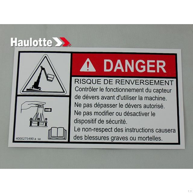 Haulotte Part 4000275490 Image 1