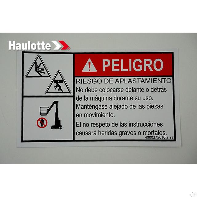 Haulotte Part 4000275610 Image 1