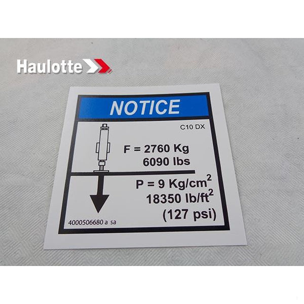 Haulotte Part 4000506680 Image 1